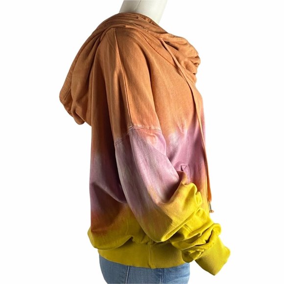 YOUNG FABULOUS & BROKE Tie Dye Hooded Sweatshirt M - Picture 3 of 9